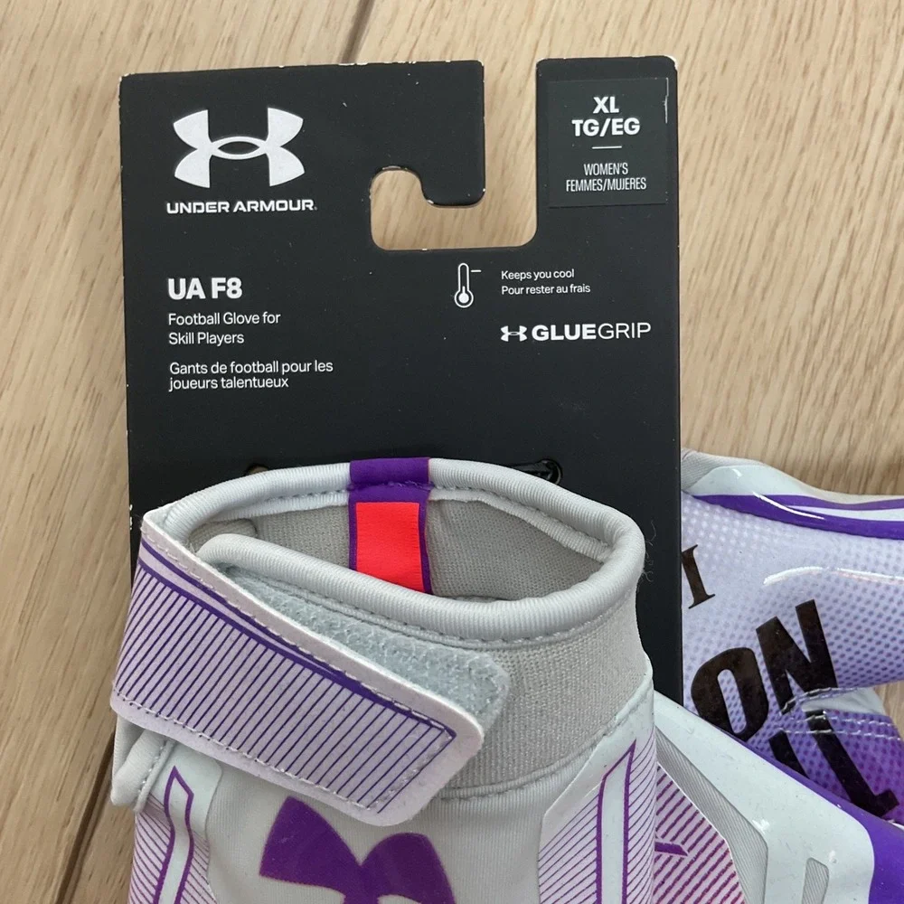 Under Armour‎ UA F8 Football Gloves Women's XL for Skill Players
